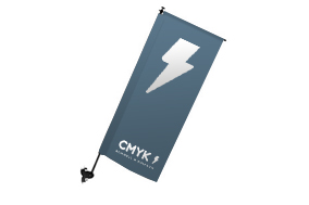 Window-Flag Indoor, System inkl. Druck